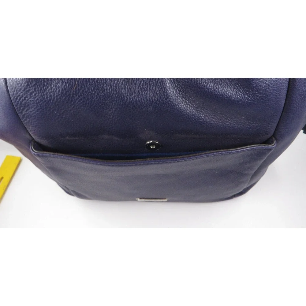 NWT Coach Indigo Pebbled Leather‎ Handbag Draw Hobo MSRP $358.00